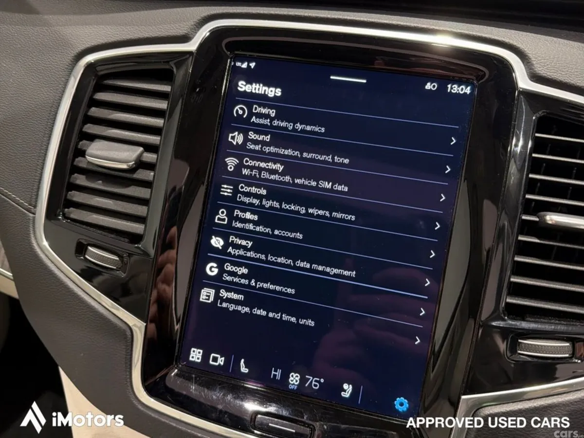 Volvo XC90 SUV, Petrol Plug-in Hybrid, 2024, Grey