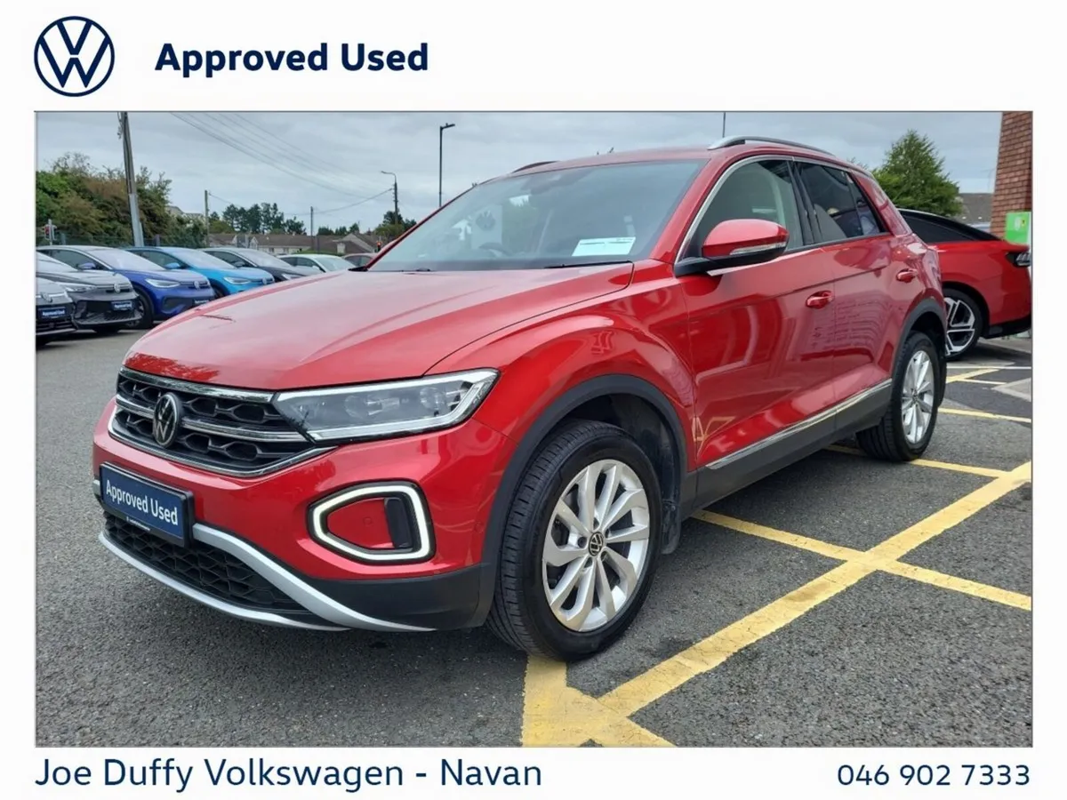 Volkswagen T-Roc SUV, Petrol, 2023, Red