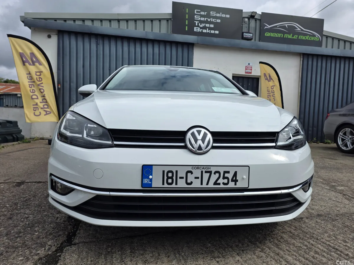 Volkswagen Golf Hatchback, Petrol, 2018, White