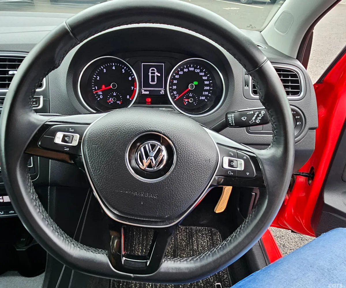 Volkswagen Polo Hatchback, Petrol, 2017, Red