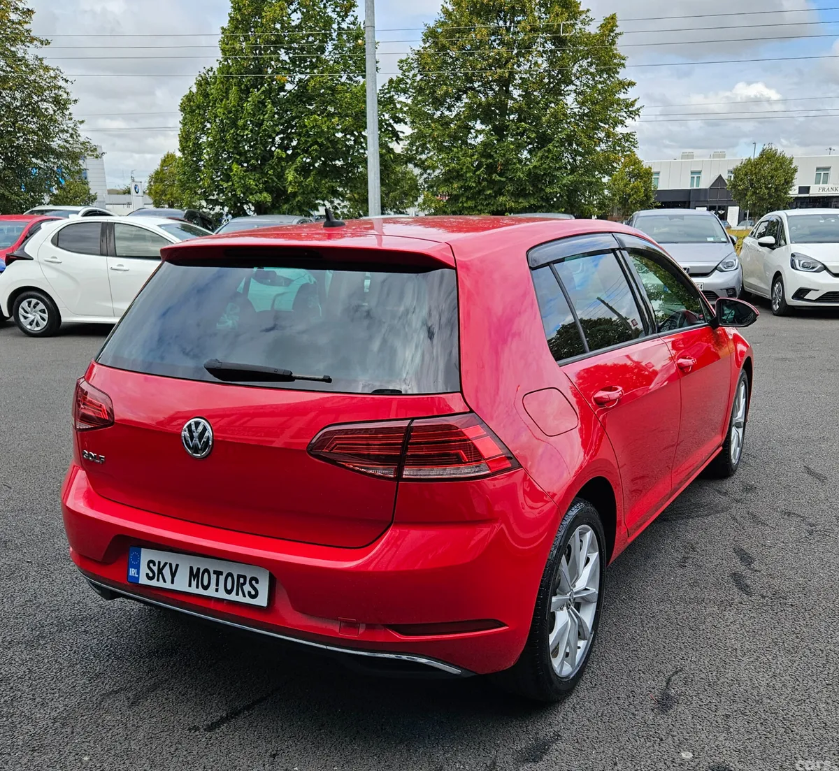 Volkswagen Golf Hatchback, Petrol, 2019, Red