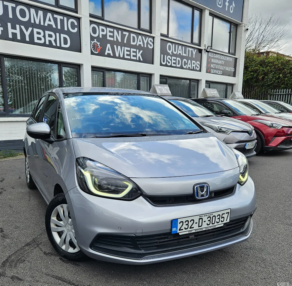 Honda Fit Hatchback, Petrol Hybrid, 2023, Silver