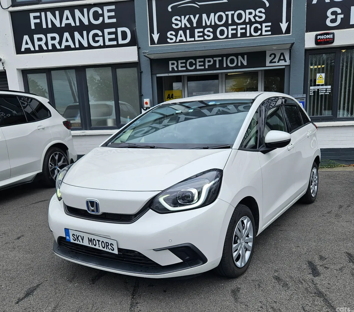 Honda Fit Hatchback, Petrol Hybrid, 2021, White