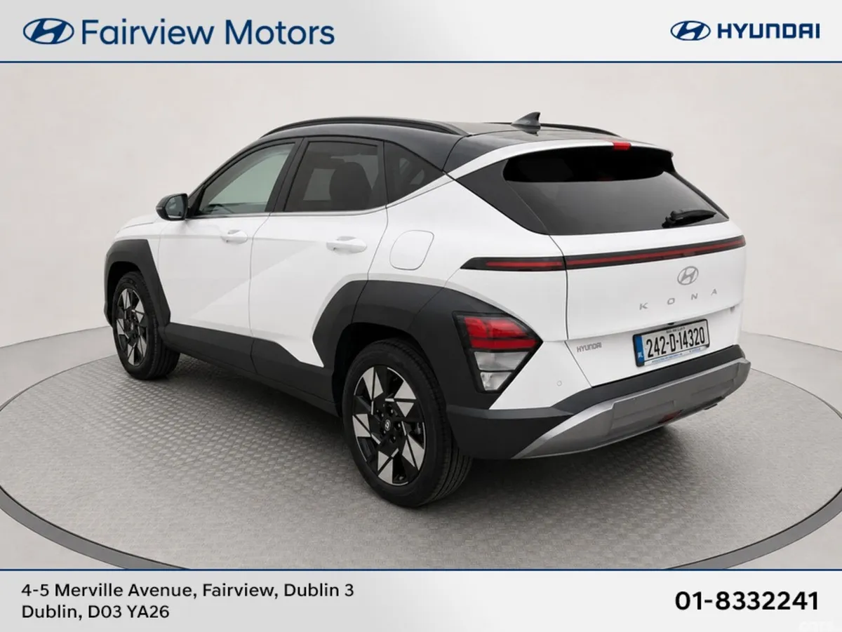 Hyundai KONA SUV, Petrol Hybrid, 2024, White