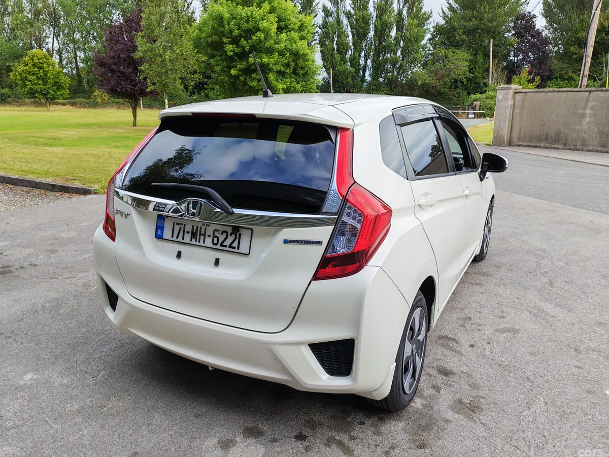 Honda Fit Hatchback, Petrol Hybrid, 2017, White