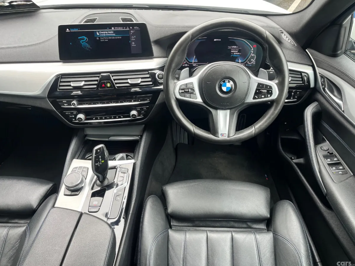 BMW 5-Series Saloon, Petrol Plug-in Hybrid, 2020, White