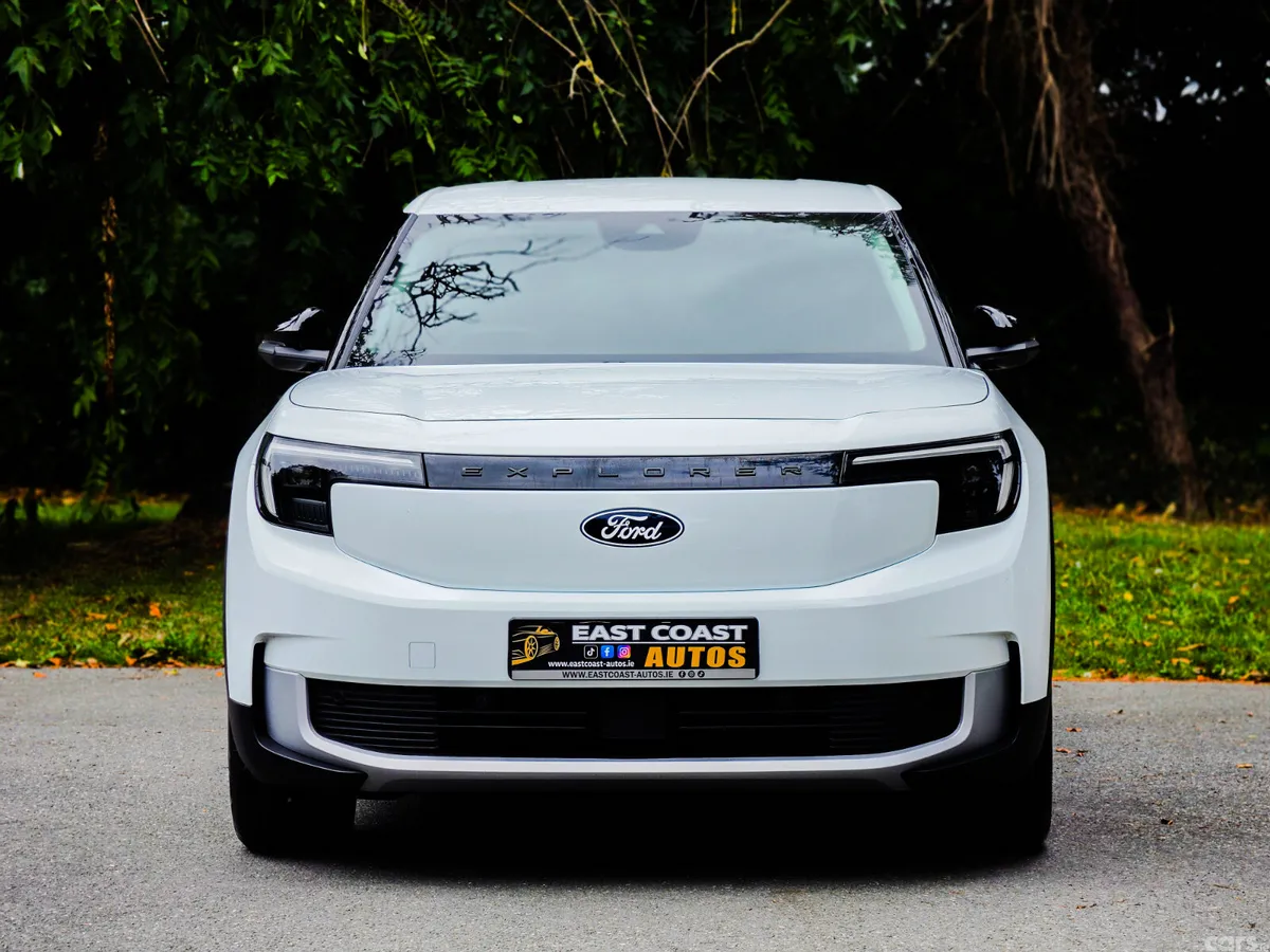 Ford Explorer SUV, Electric, 2024, White