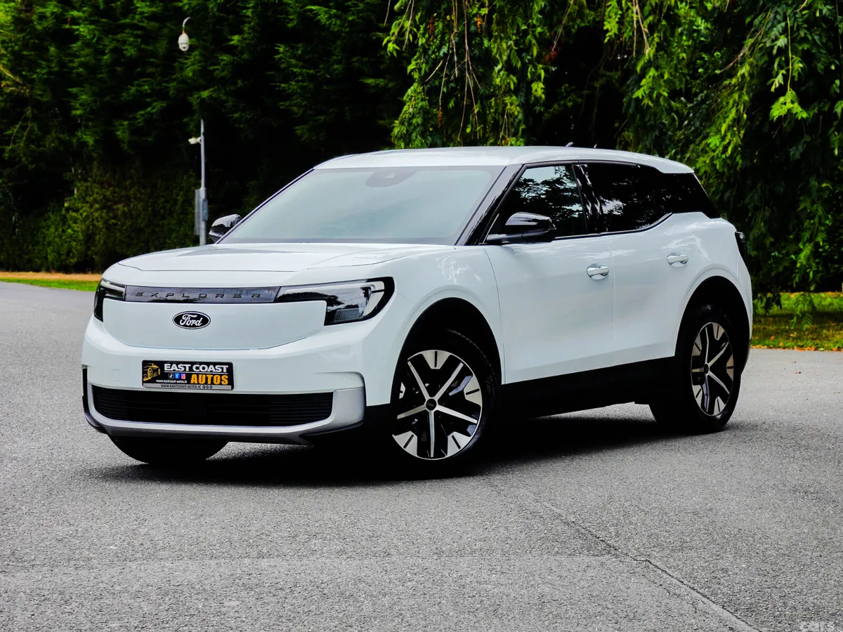 Ford Explorer SUV, Electric, 2024, White