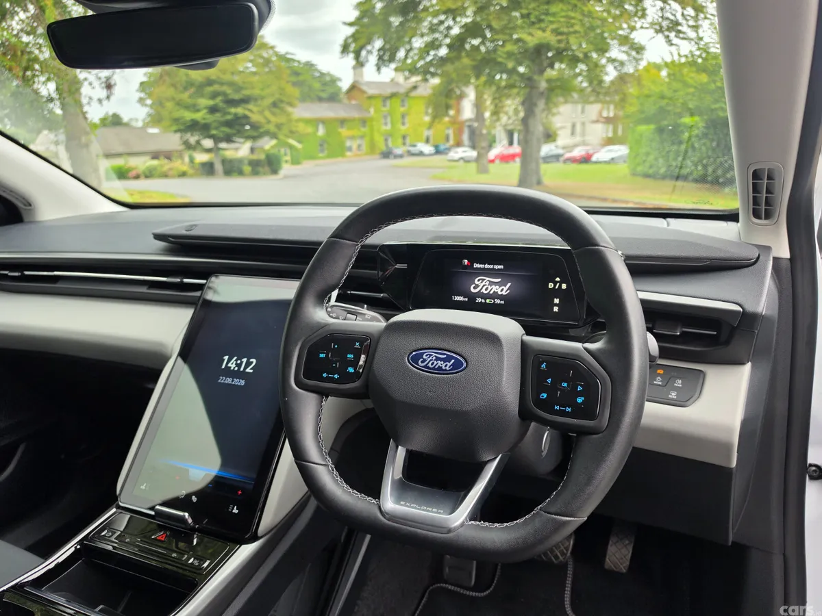 Ford Explorer SUV, Electric, 2024, White