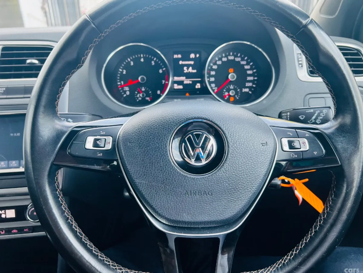Volkswagen Polo Hatchback, Petrol, 2017, Orange