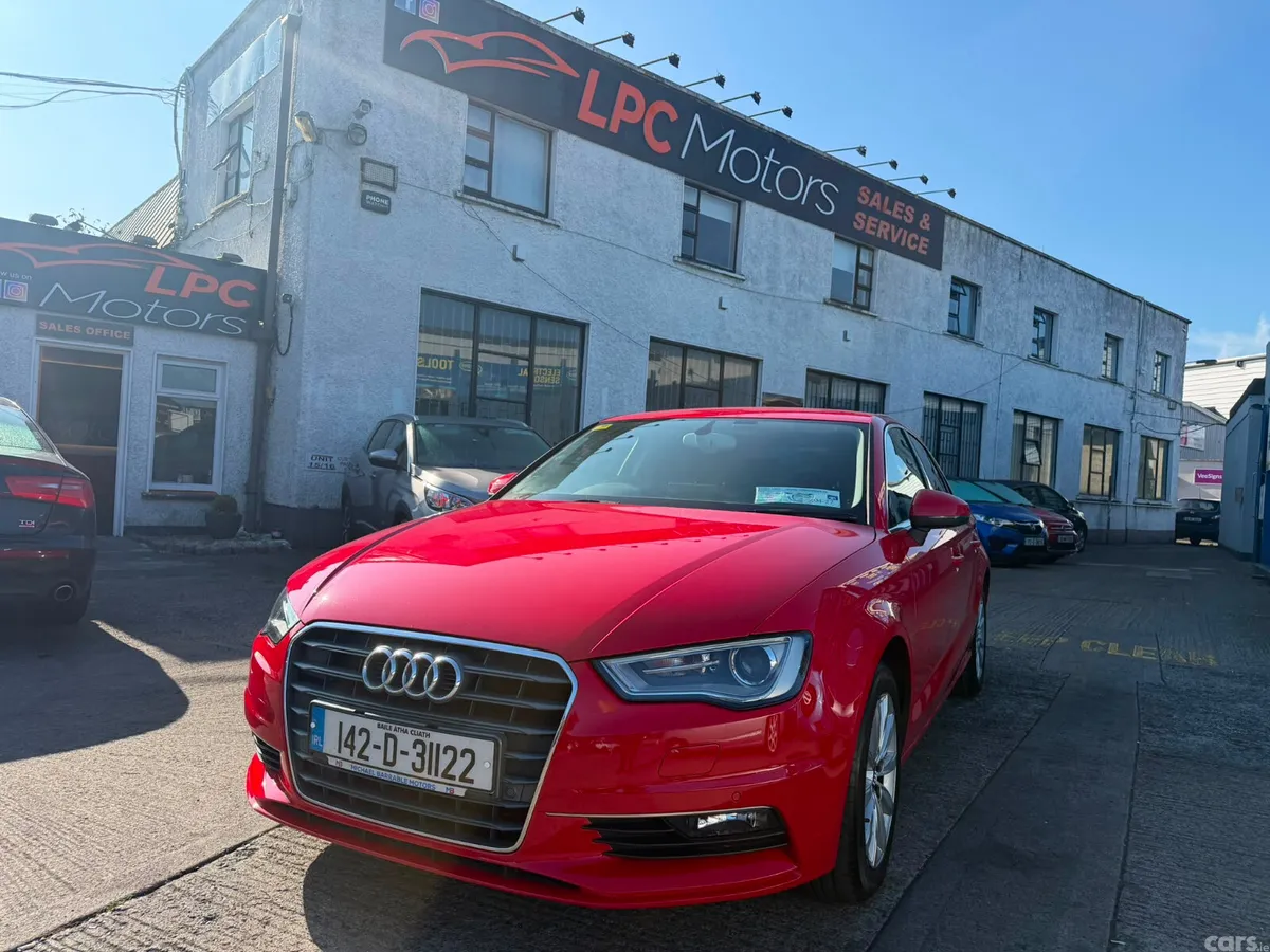 Audi A3 Saloon, Petrol, 2014, Red