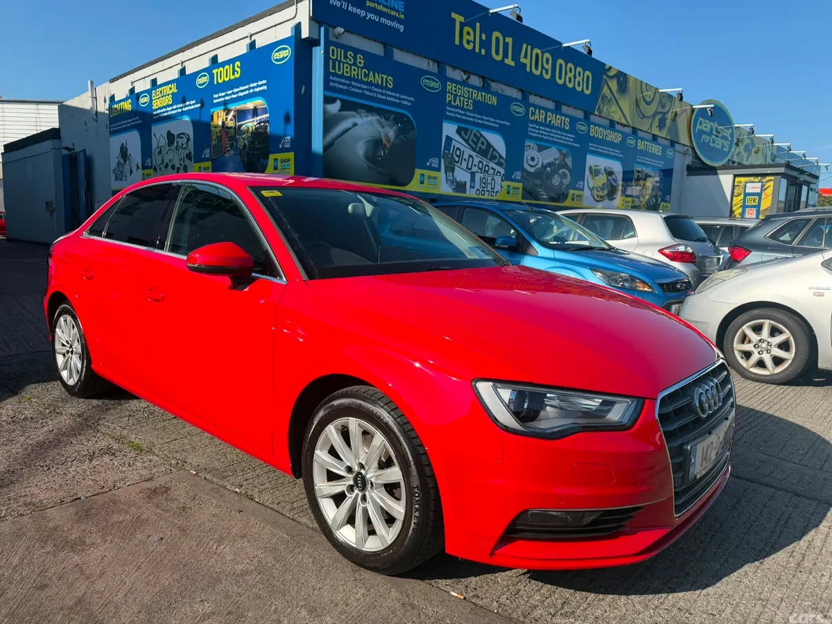 Audi A3 Saloon, Petrol, 2014, Red