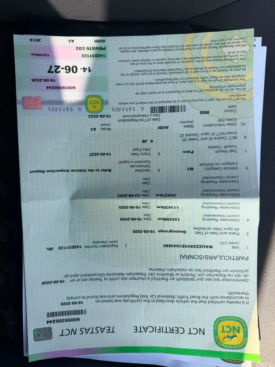 Audi A3 Saloon, Petrol, 2014, Red