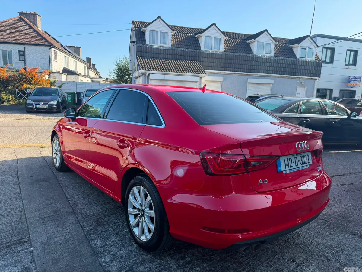 Audi A3 Saloon, Petrol, 2014, Red