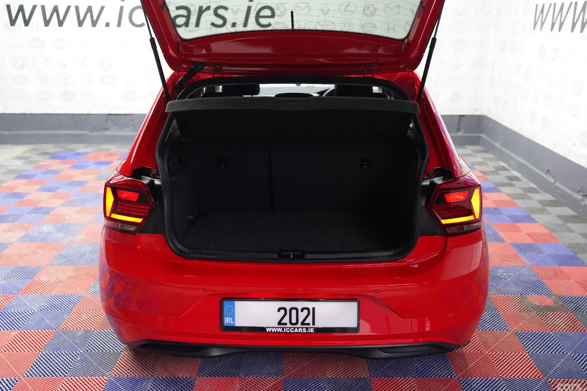 Volkswagen Polo Hatchback, Petrol, 2021, Red