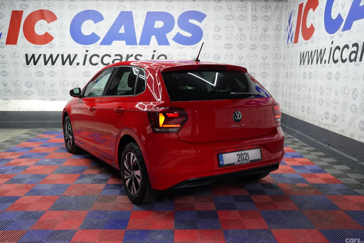 Volkswagen Polo Hatchback, Petrol, 2021, Red