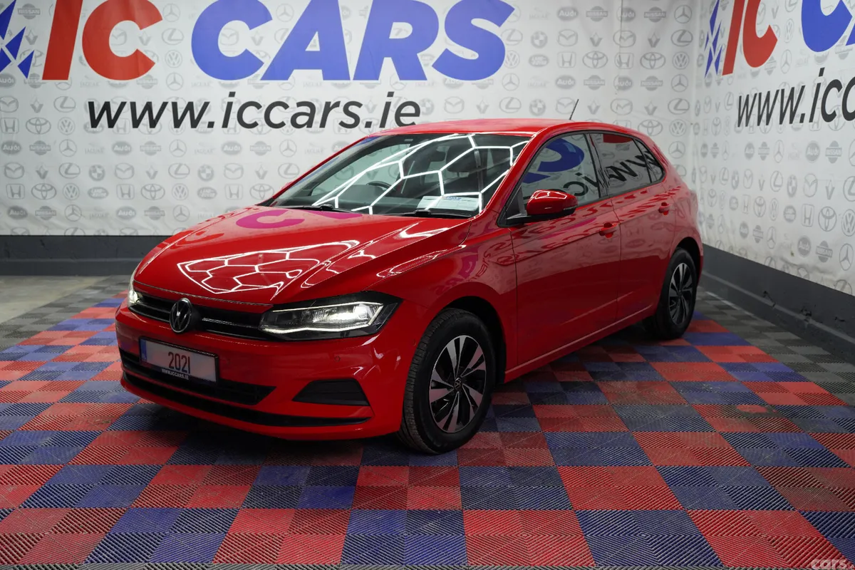 Volkswagen Polo Hatchback, Petrol, 2021, Red