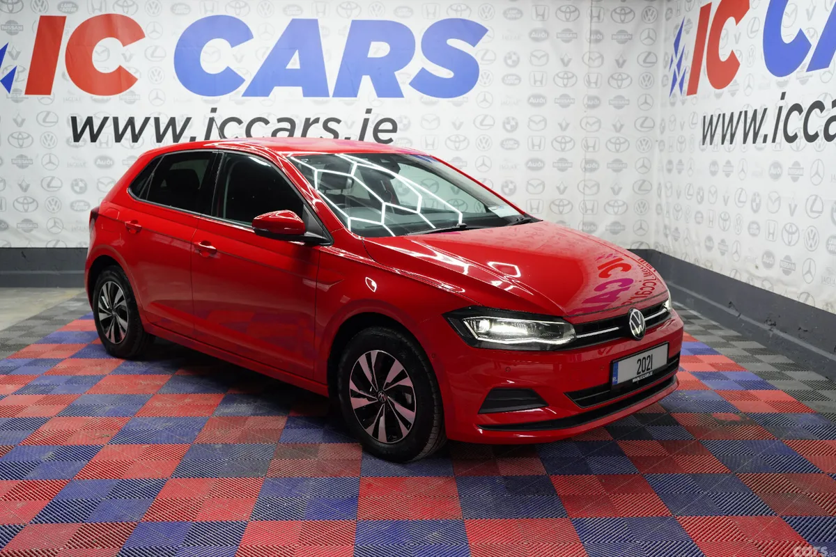Volkswagen Polo Hatchback, Petrol, 2021, Red