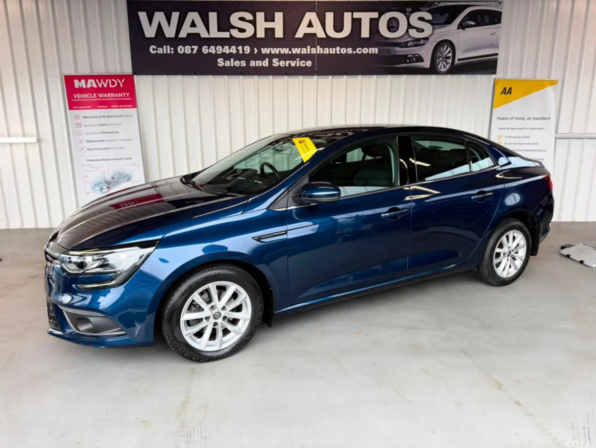 Renault Megane Saloon, Petrol, 2021, Blue