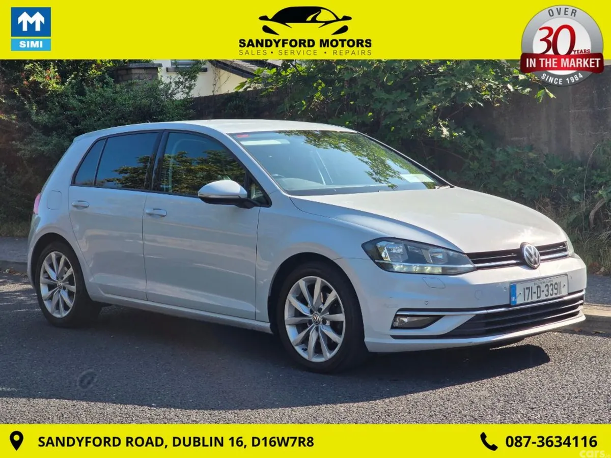 Volkswagen Golf Hatchback, Diesel, 2017, White