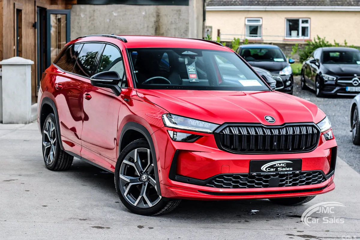 Skoda Kodiaq SUV, Petrol Plug-in Hybrid, 2025, Red