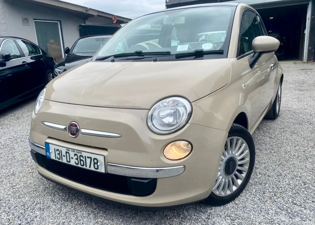 Fiat 500 Hatchback, Petrol, 2013, Beige