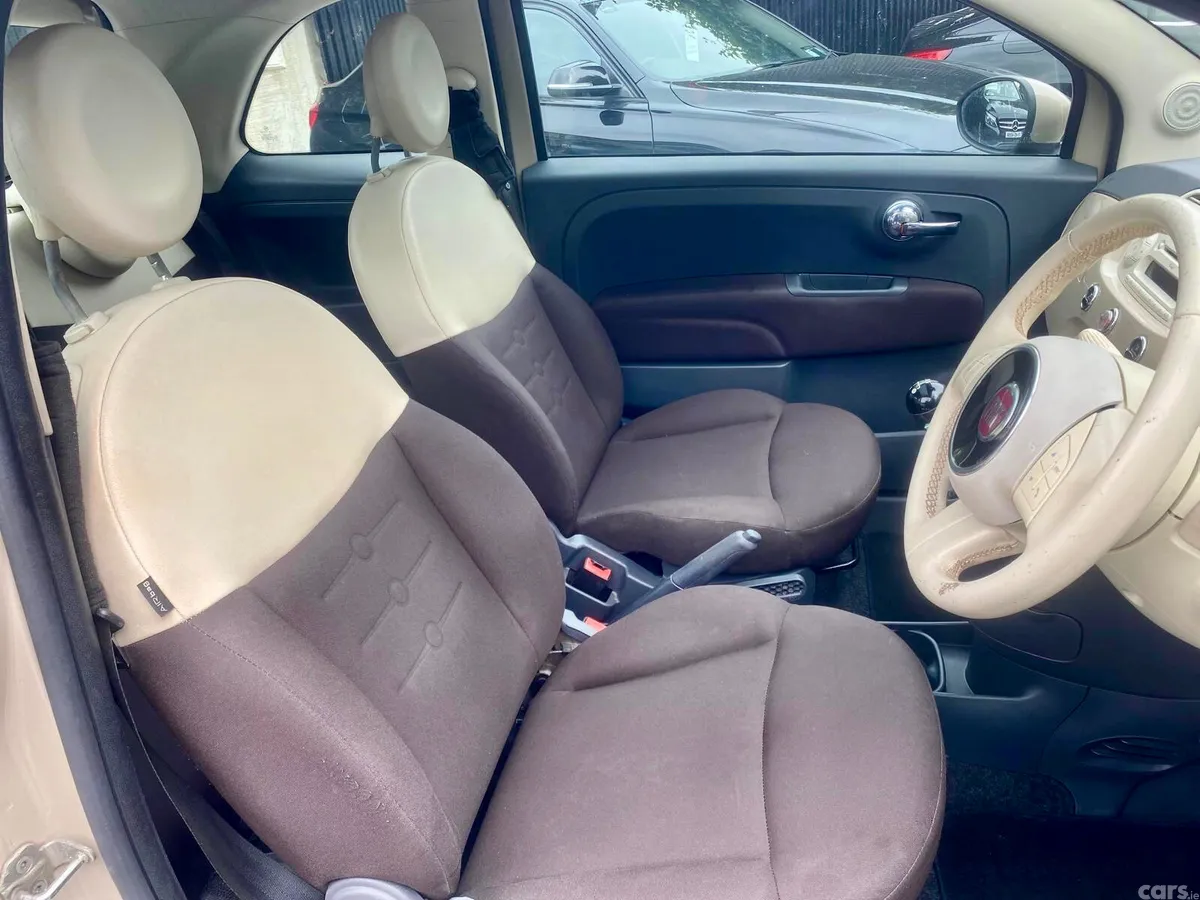 Fiat 500 Hatchback, Petrol, 2013, Beige