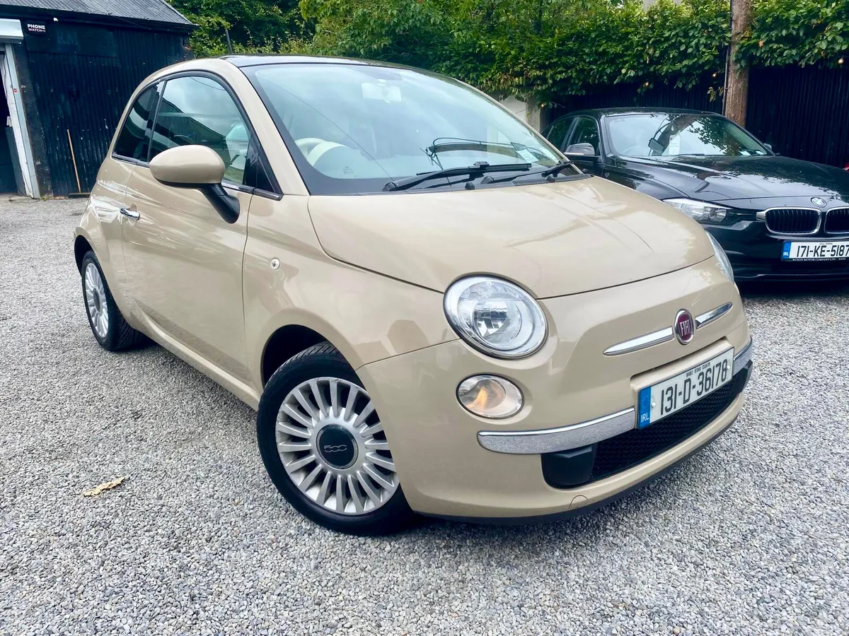 Fiat 500 Hatchback, Petrol, 2013, Beige