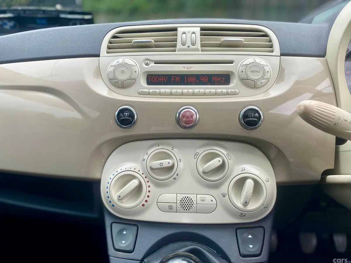Fiat 500 Hatchback, Petrol, 2013, Beige