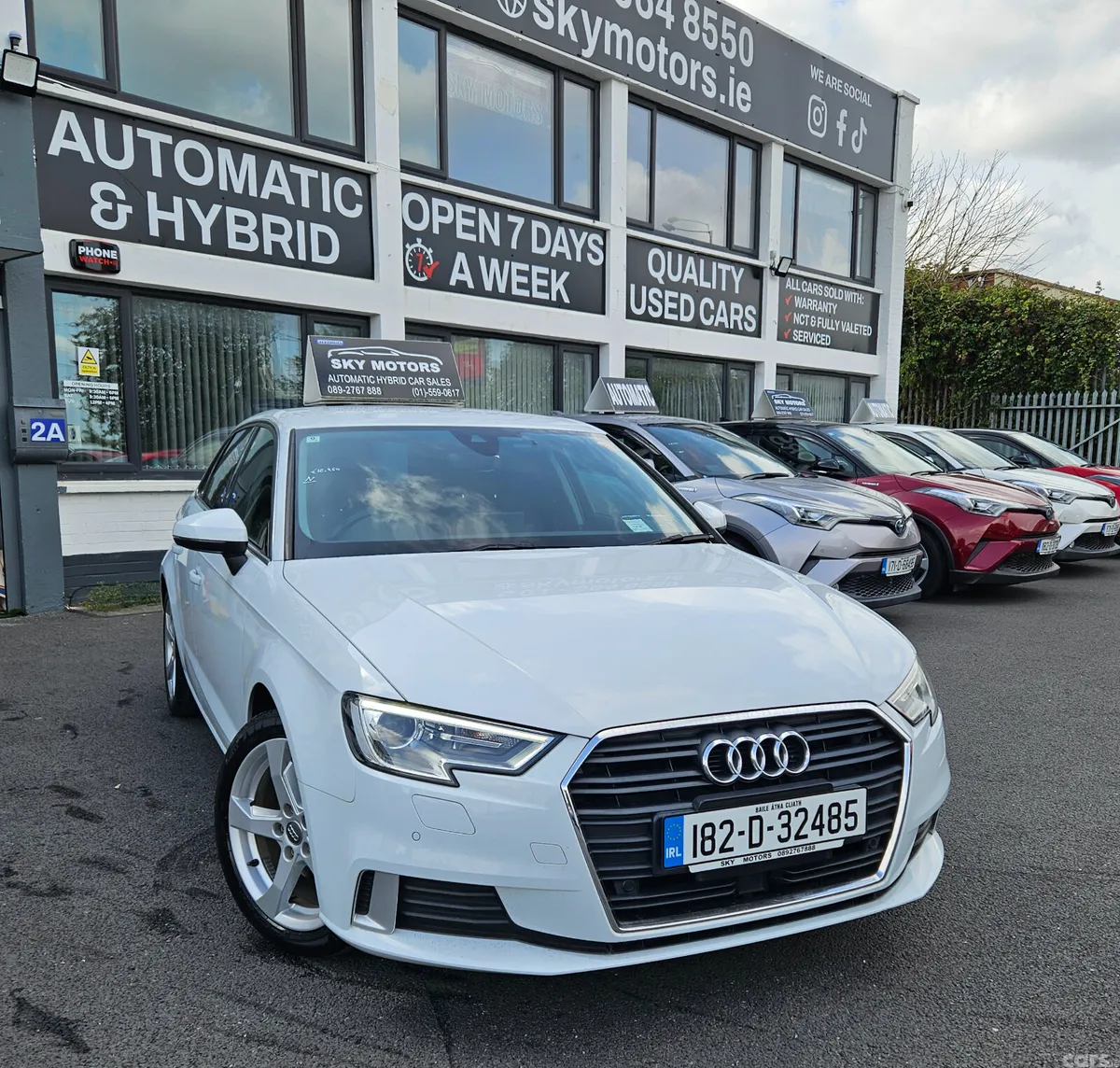 Audi A3 Hatchback, Petrol, 2018, White