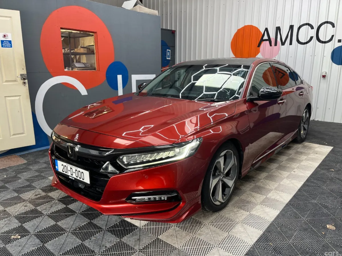 Honda Accord Saloon, Petrol Hybrid, 2020, Red