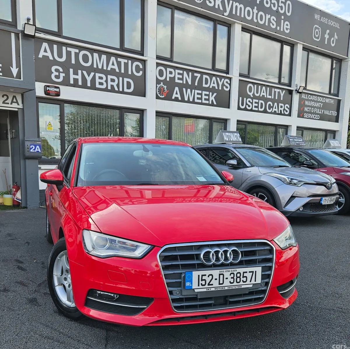 Audi A3 Hatchback, Petrol, 2015, Red