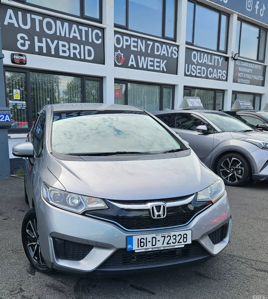 Honda Fit Hatchback, Petrol Hybrid, 2016, Silver