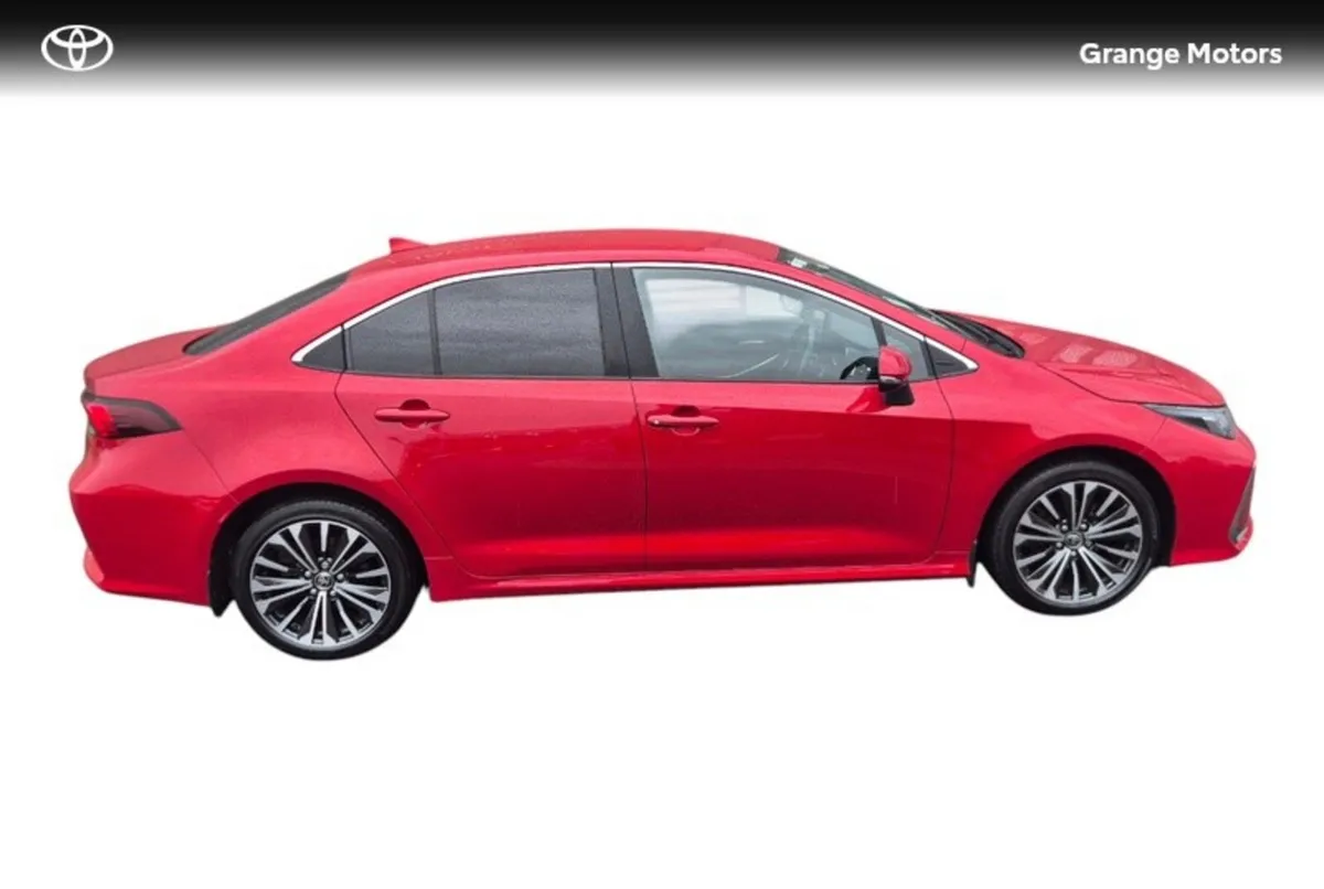Toyota Corolla Saloon, Petrol Hybrid, 2023, Red