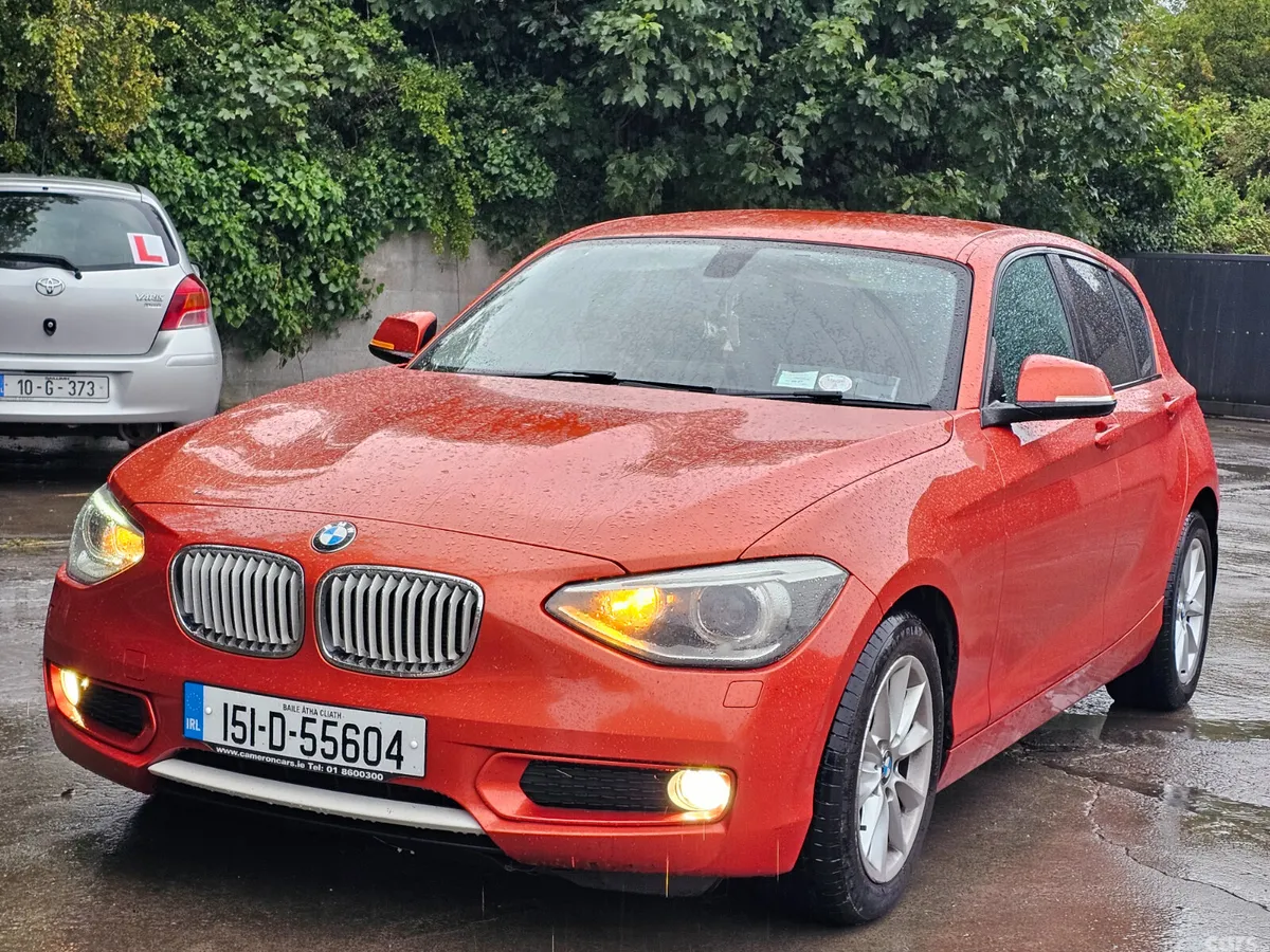 BMW 1-Series Hatchback, Petrol, 2015, Orange