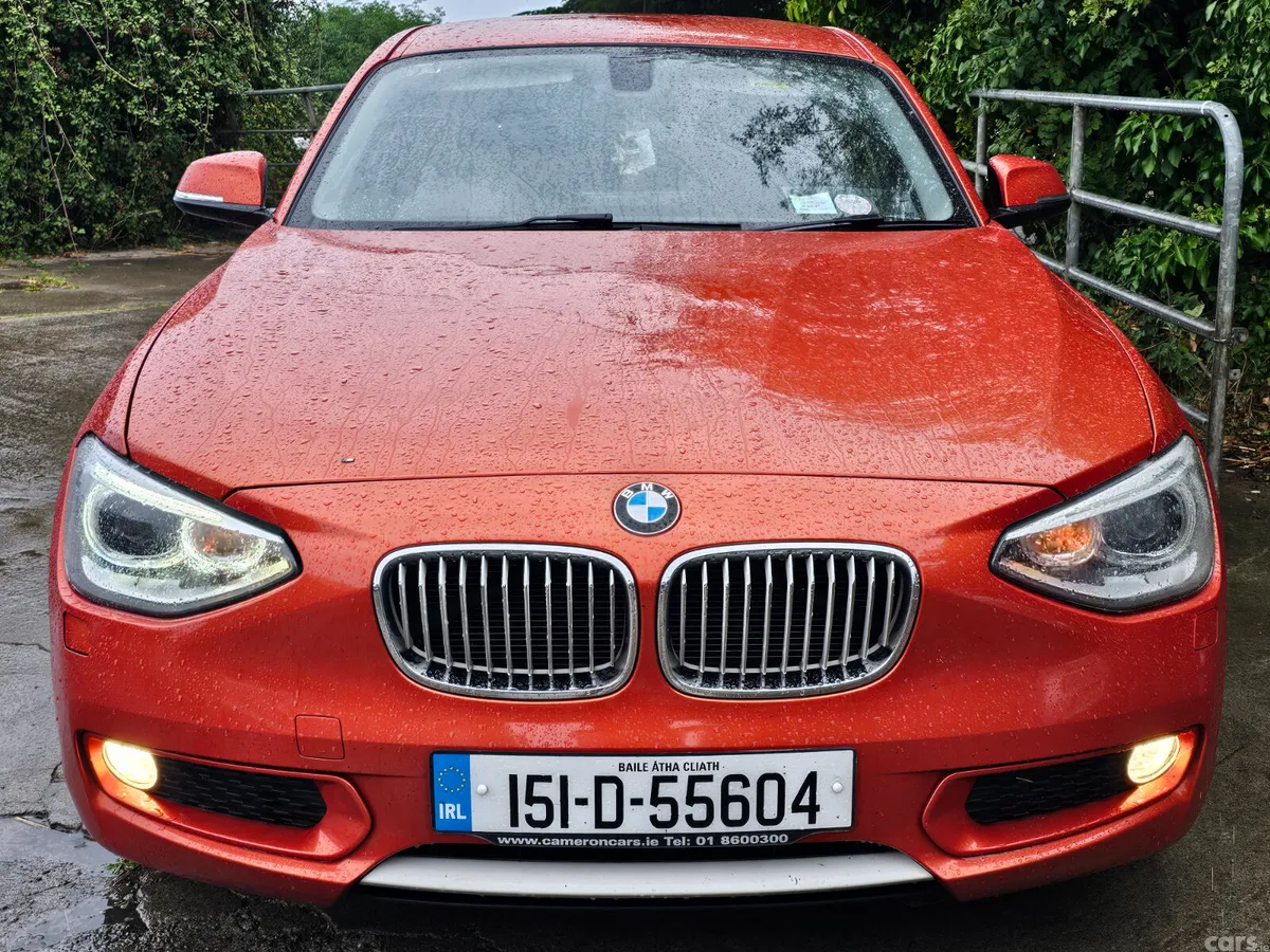 BMW 1-Series Hatchback, Petrol, 2015, Orange
