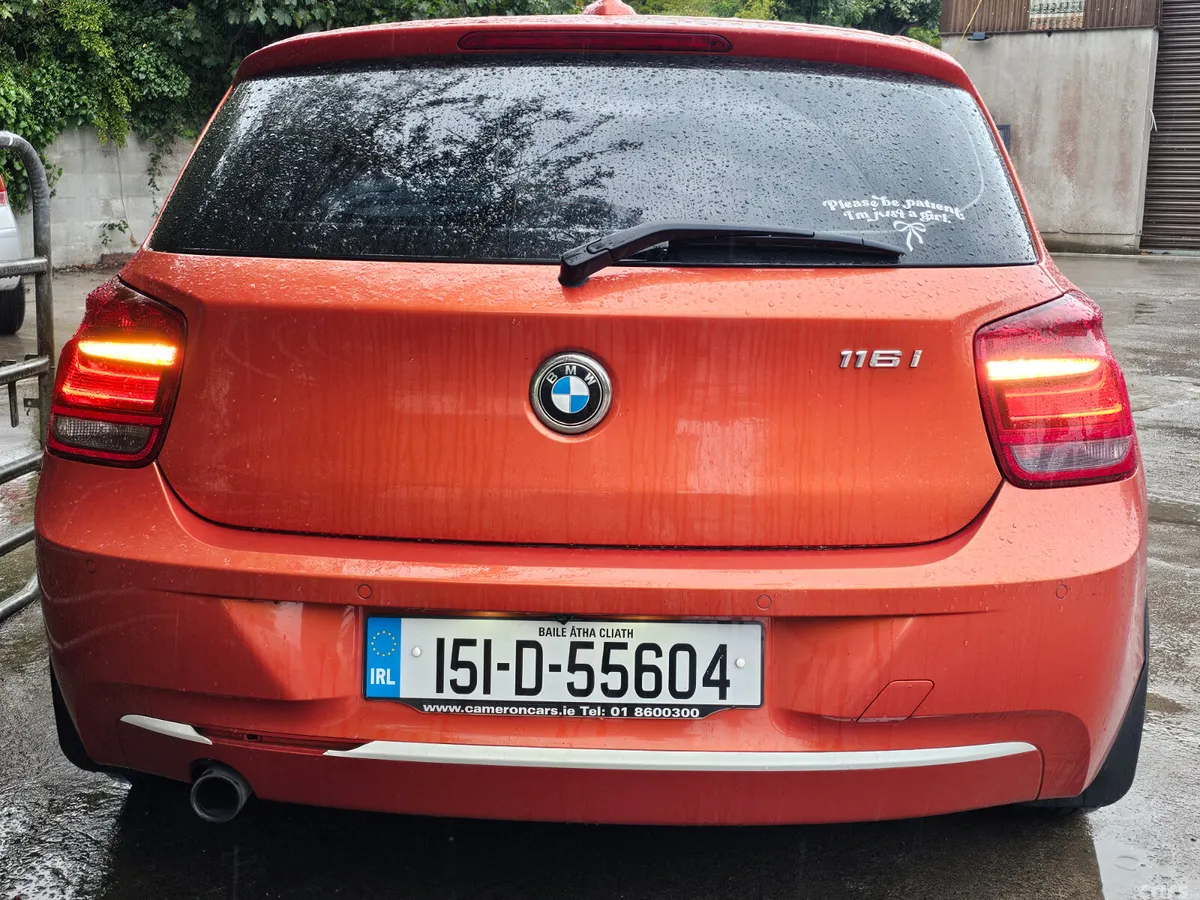 BMW 1-Series Hatchback, Petrol, 2015, Orange