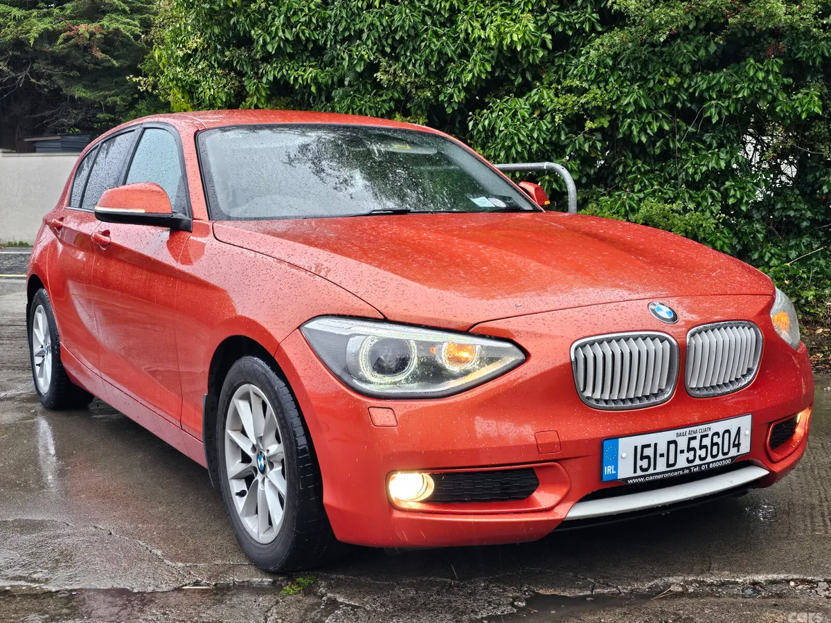 BMW 1-Series Hatchback, Petrol, 2015, Orange