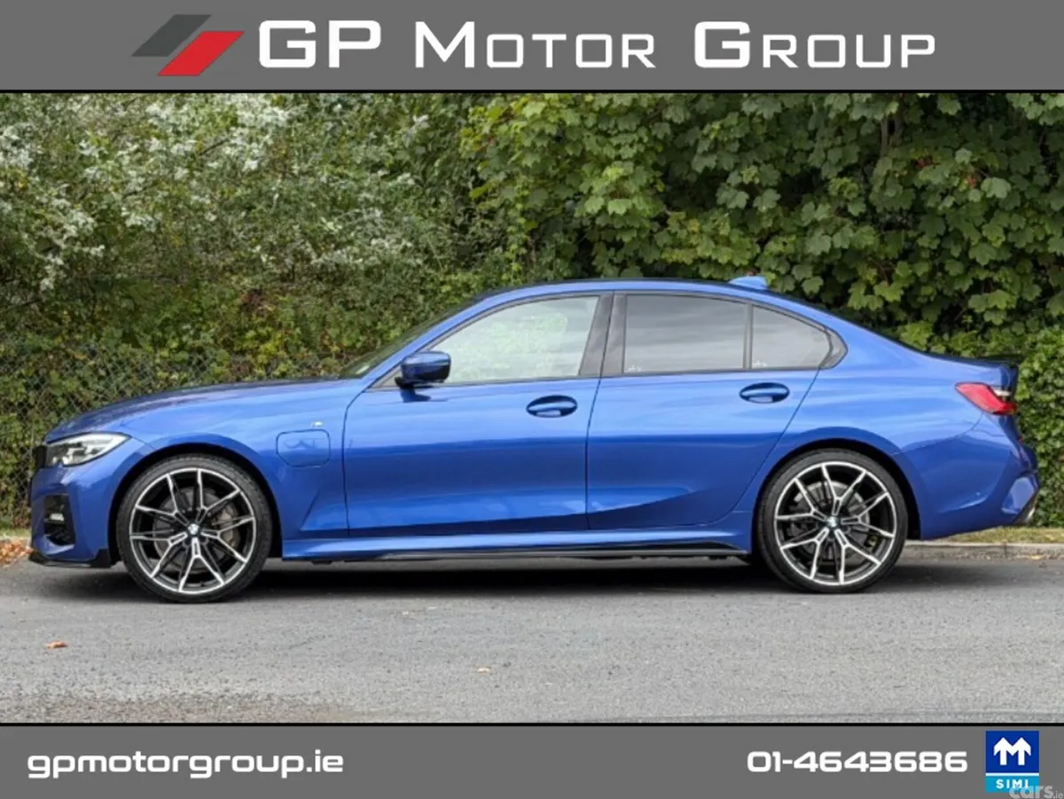 BMW 3-Series Saloon, Petrol Plug-in Hybrid, 2019, Blue