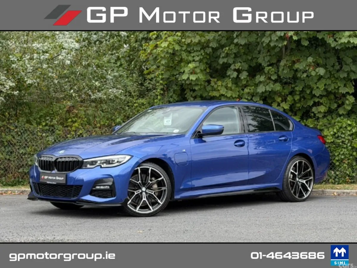 BMW 3-Series Saloon, Petrol Plug-in Hybrid, 2019, Blue