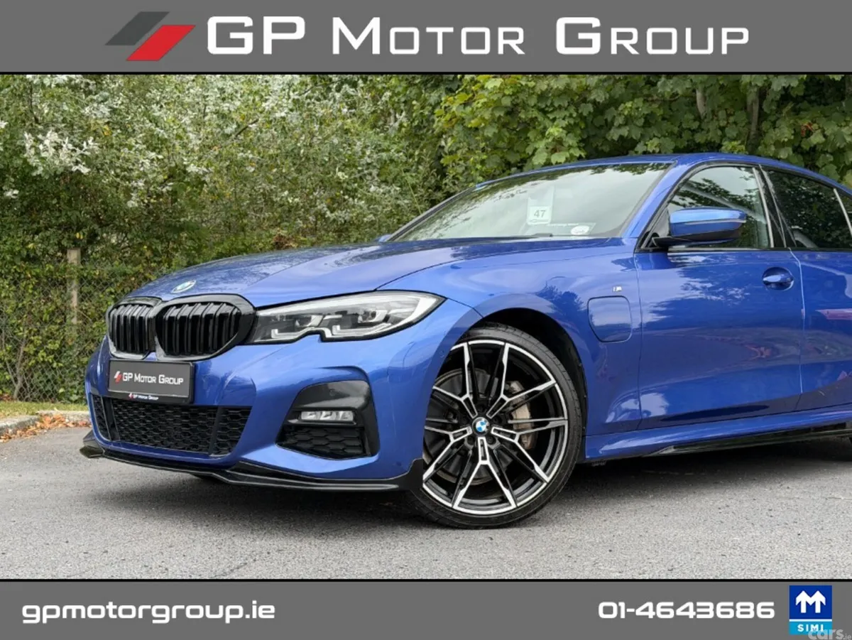 BMW 3-Series Saloon, Petrol Plug-in Hybrid, 2019, Blue