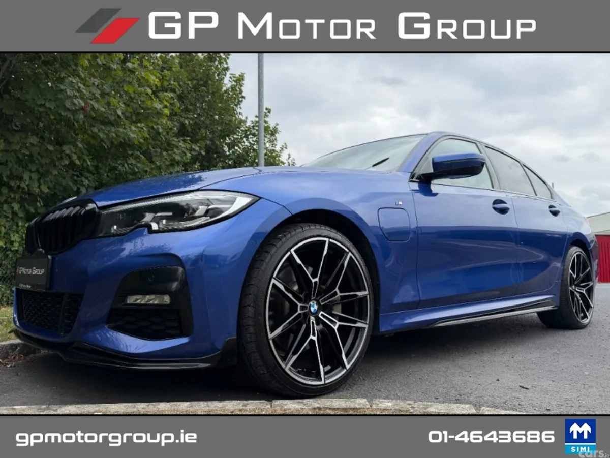 BMW 3-Series Saloon, Petrol Plug-in Hybrid, 2019, Blue