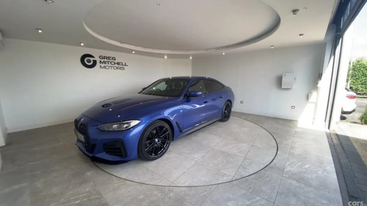 BMW 4-Series Hatchback, Diesel Hybrid, 2023, Blue