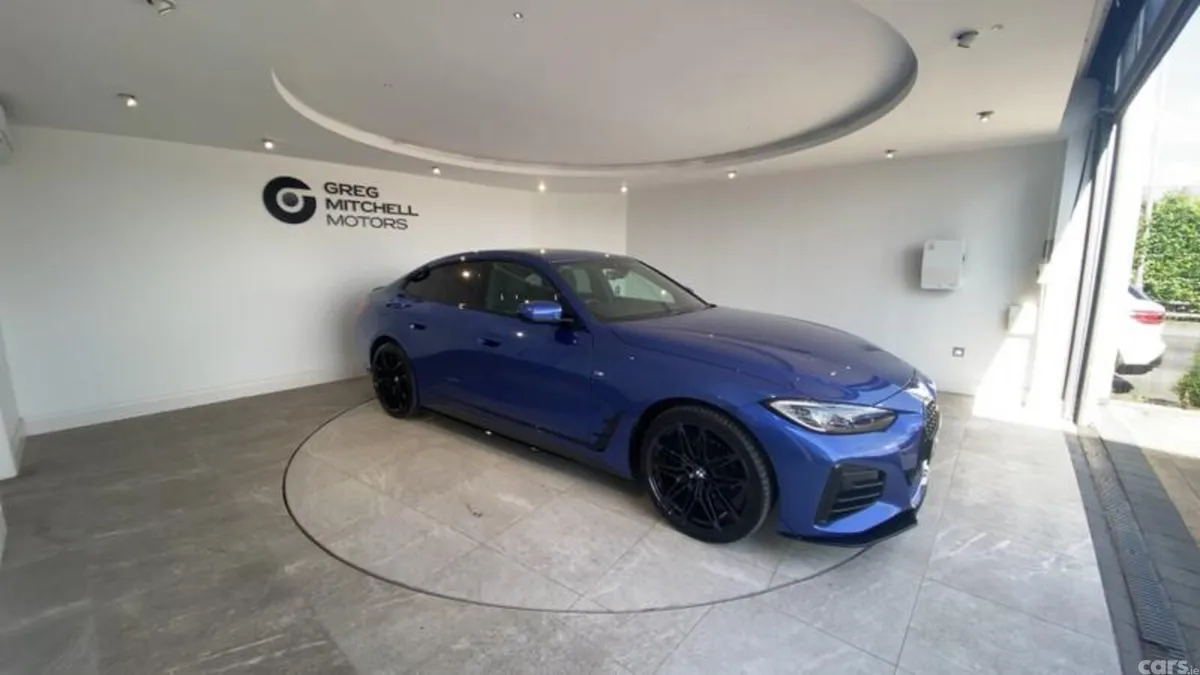 BMW 4-Series Hatchback, Diesel Hybrid, 2023, Blue