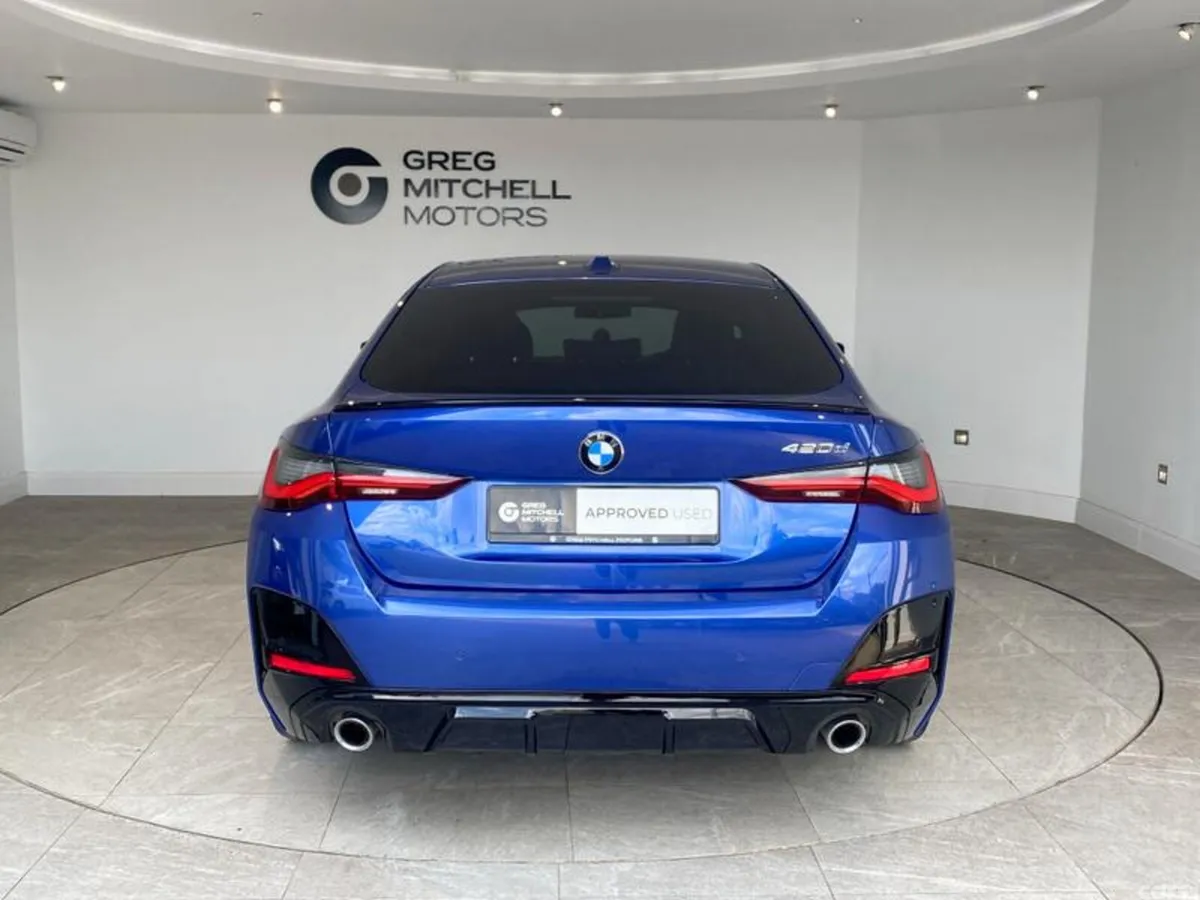 BMW 4-Series Hatchback, Diesel Hybrid, 2023, Blue