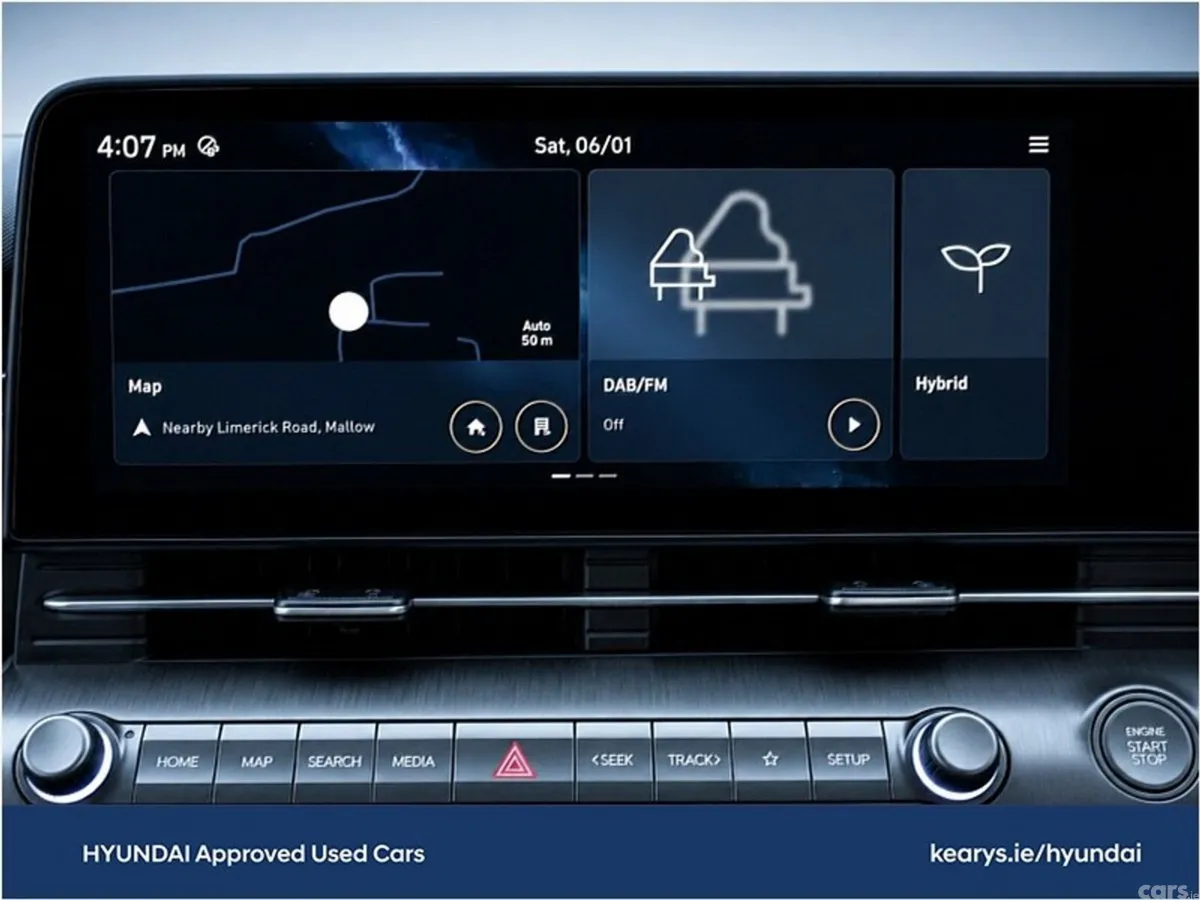 Hyundai KONA SUV, Petrol Hybrid, 2023, White