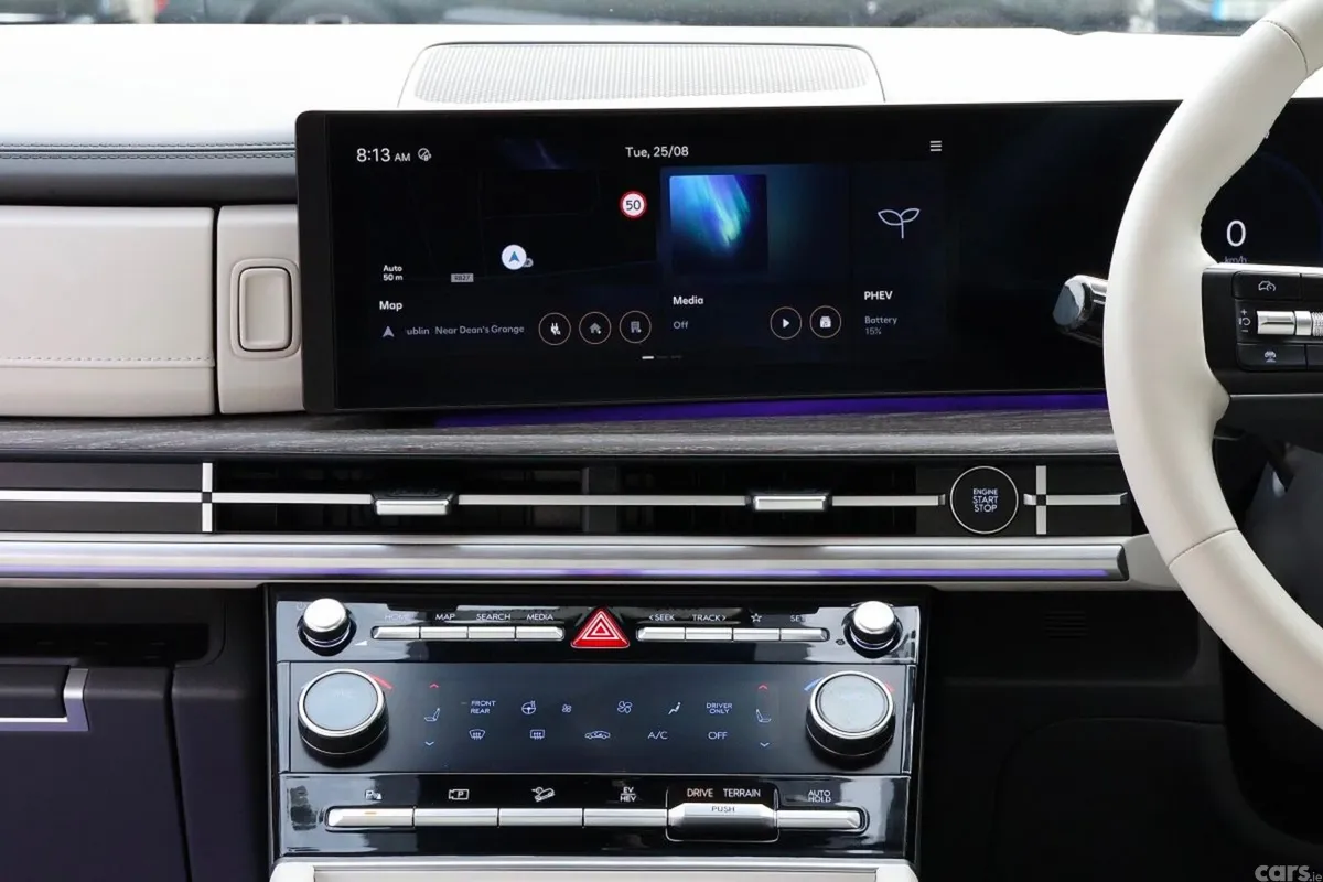 Hyundai Santa Fe SUV, Petrol Plug-in Hybrid, 2025, Blue
