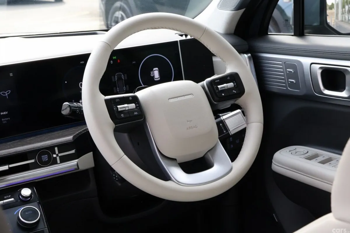 Hyundai Santa Fe SUV, Petrol Plug-in Hybrid, 2025, Blue
