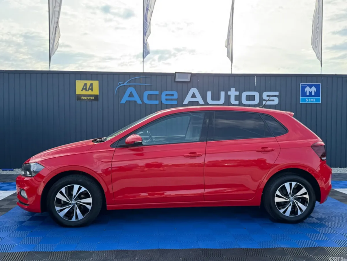 Volkswagen Polo Hatchback, Petrol, 2019, Red