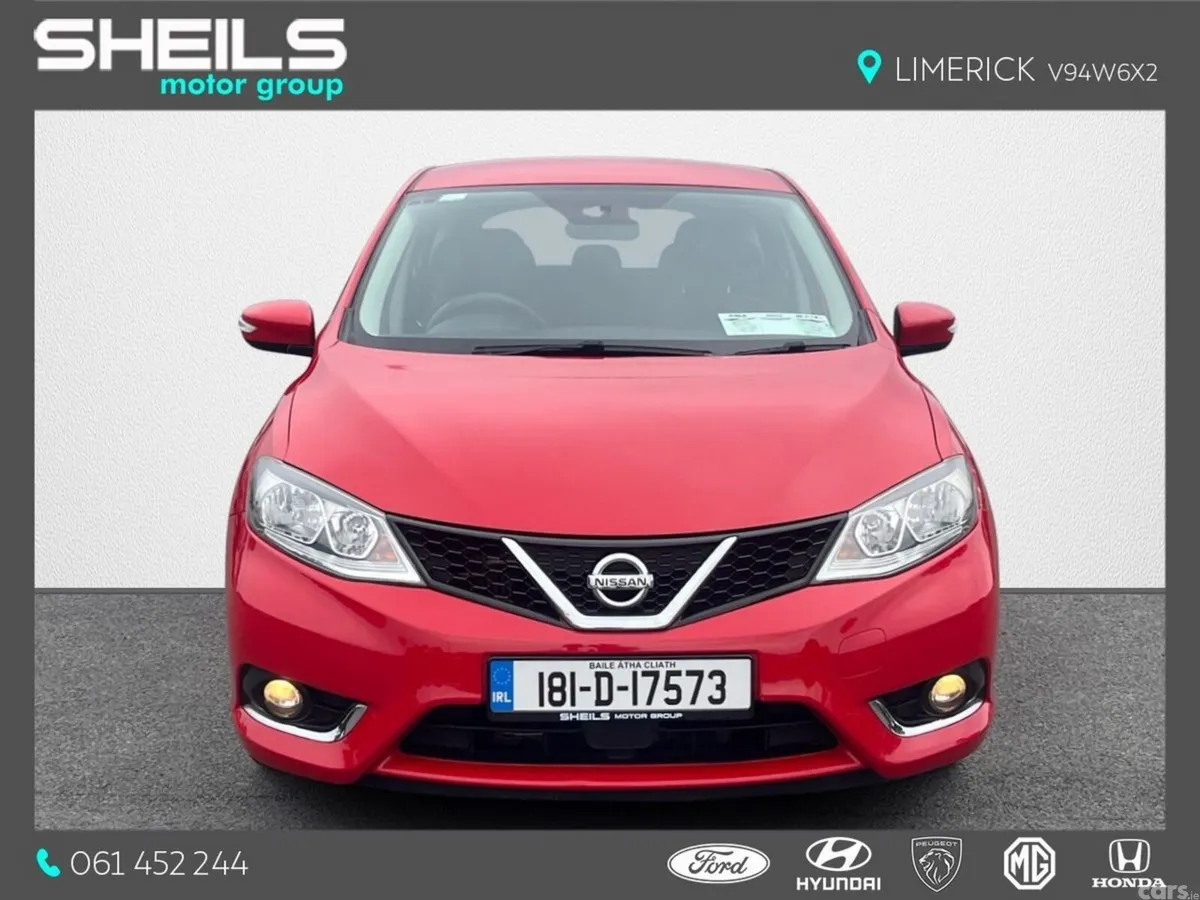 Nissan Pulsar Hatchback, Diesel, 2018, Red